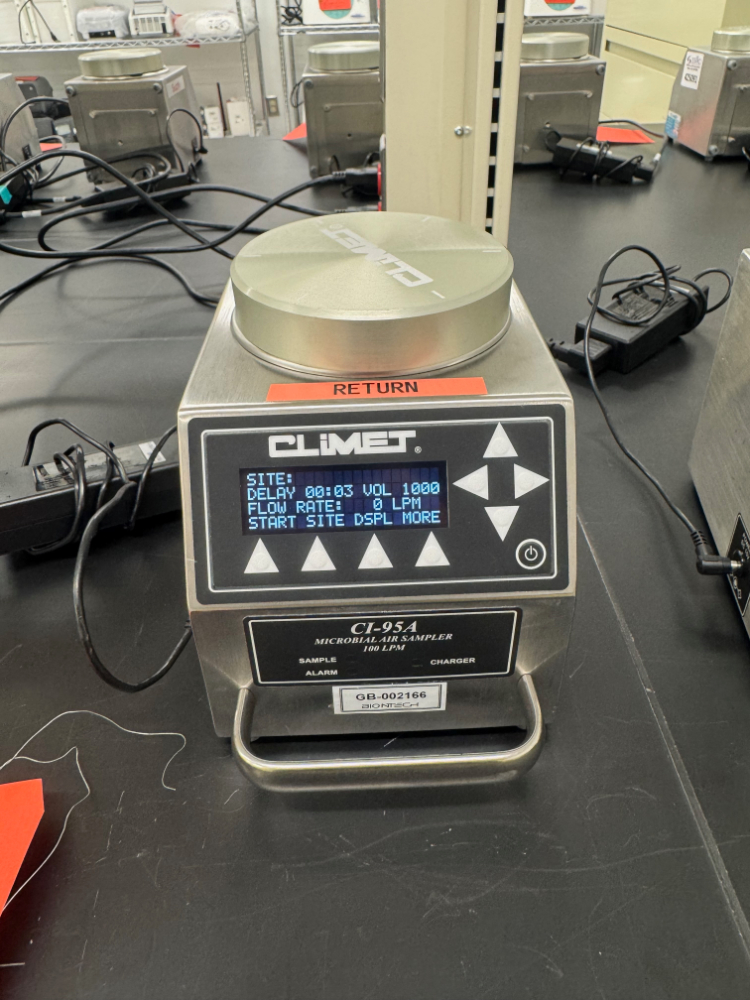 Image of Climet CI-95A 100 LPM Microbial Air Sampler
